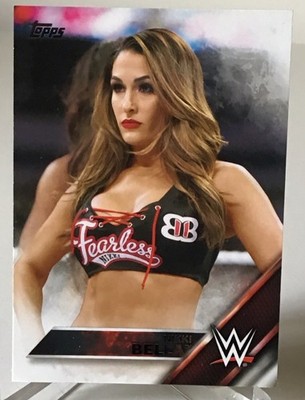 Nikki Bella wwe wcw ecw Divas fearless Card   