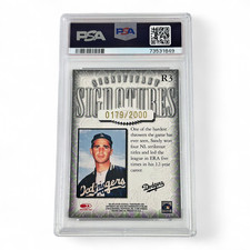 Sandy Koufax Serial Numbered Baseball Sports Trading Cards for
