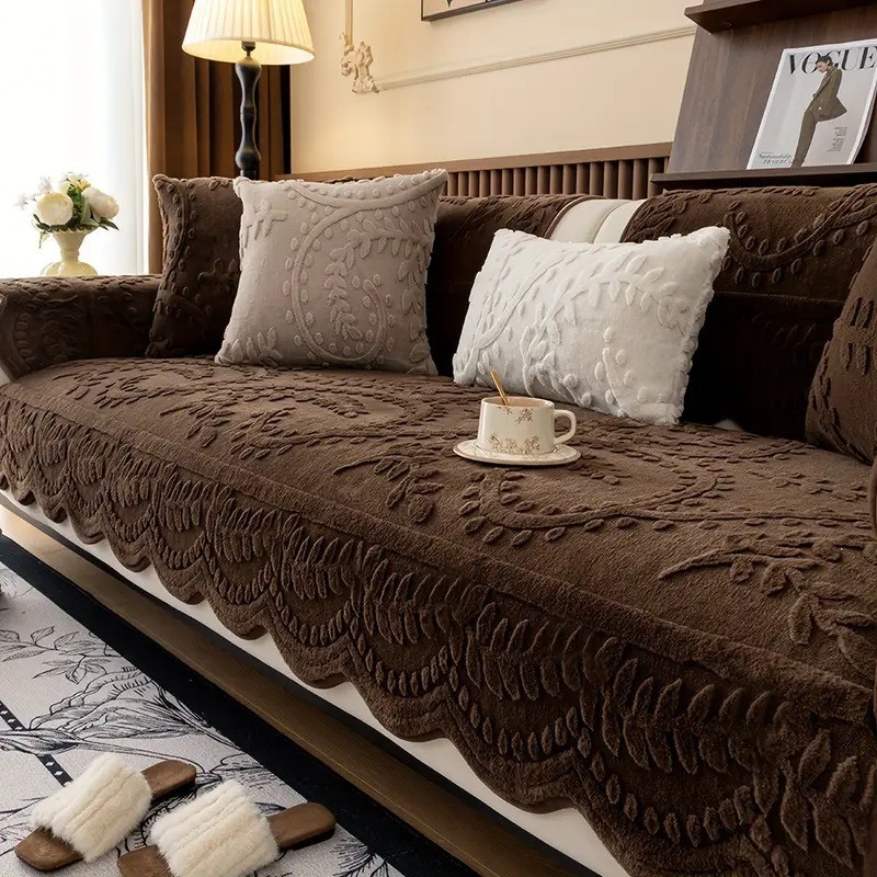 Washable sofa cover, pillowcase, anti-slip decoration for sofa seat cushion