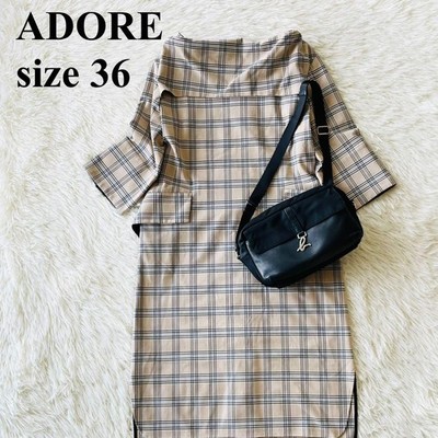  Good condition Less than half price ADORE cotton glen check dress