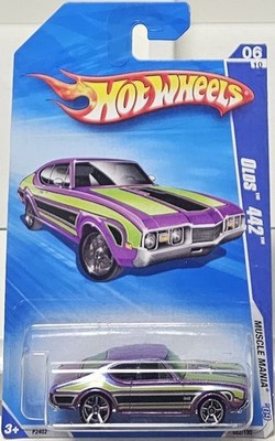 Hot Wheels 2009/082 - Muscle Mania 06/10 - Olds 442 - 3rd Color /K19