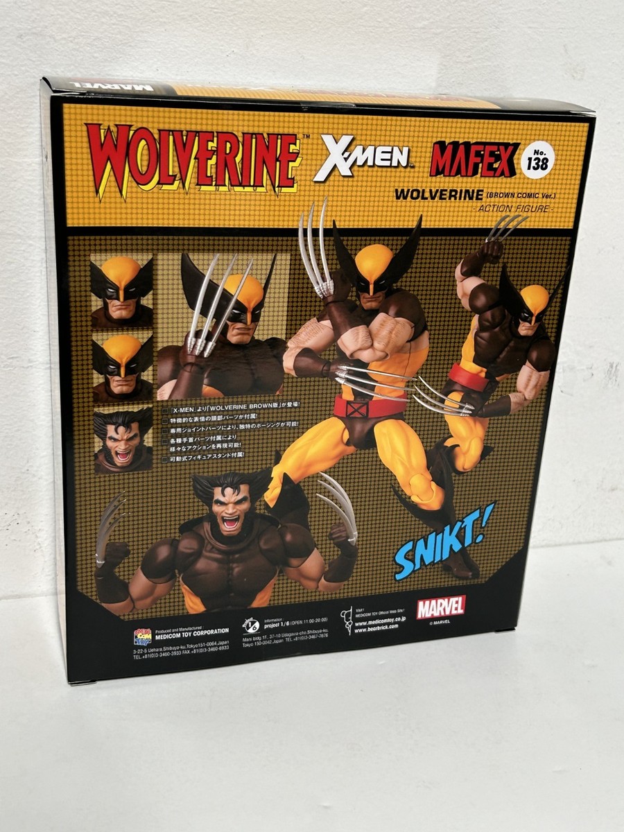 Medicom Mafex Wolverine brown suit comic ver. no.138 REISSUE