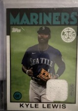 2021 Topps - 1986 Topps Baseball Relics Kyle Lewis #86R-KL (MEM)