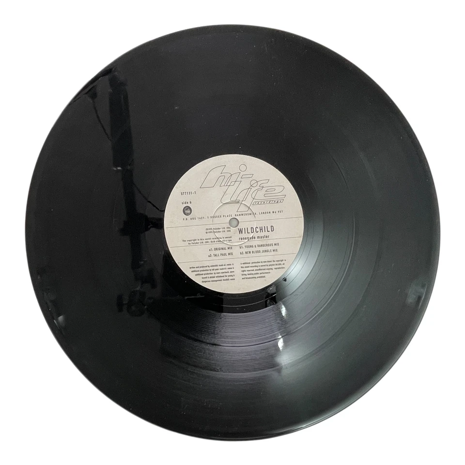 Wildchild - Renegade Master 12" Vinyl Hi-Life Recordings 1995 - Image 3 of 4