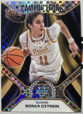 Notre Dame University Chrome - Campus Icons Sonia Citron X-Fractor WNBA Mystics