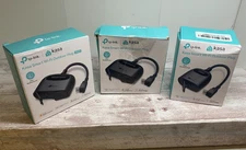 3 Pack Kasa Outdoor Smart Plug Smart Wi-Fi Outlet with 2 Sockets IP64 Weather