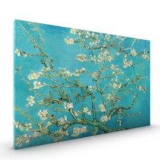 Almond Blossoms Van Gogh Art CANVAS Framed with Wall Hanger Sizes Large & Small
