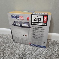Iomega Zip 100 ATAPI IDE Internal Drive SuperFloppy Disks SCSI Cable Set Sealed