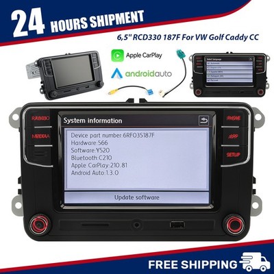 6.5'' NONAME RCD330 187F Carplay Android Auto Radio Stereo For VW Golf Caddy Seat
