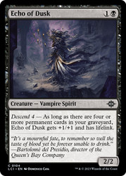Echo of Dusk 104/535 Foil - The Lost Caverns of Ixalan