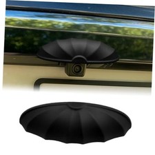 Car Rear View Camera Protection, Silicone Anti-Rain Waterproof Reversing Black