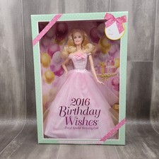 2016 Birthday Wishes Barbie Collector Pink Label 