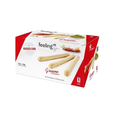 (50,53EUR/kg) Feeling OK Protein Brotstangen 38% Protein 3 x 50g
