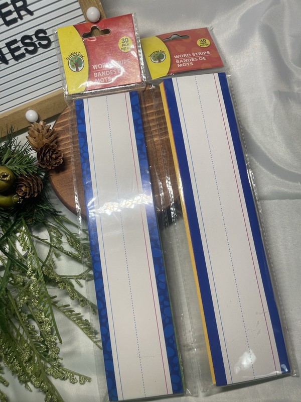 Teacher Classroom Word Strips NEW COLORFUL