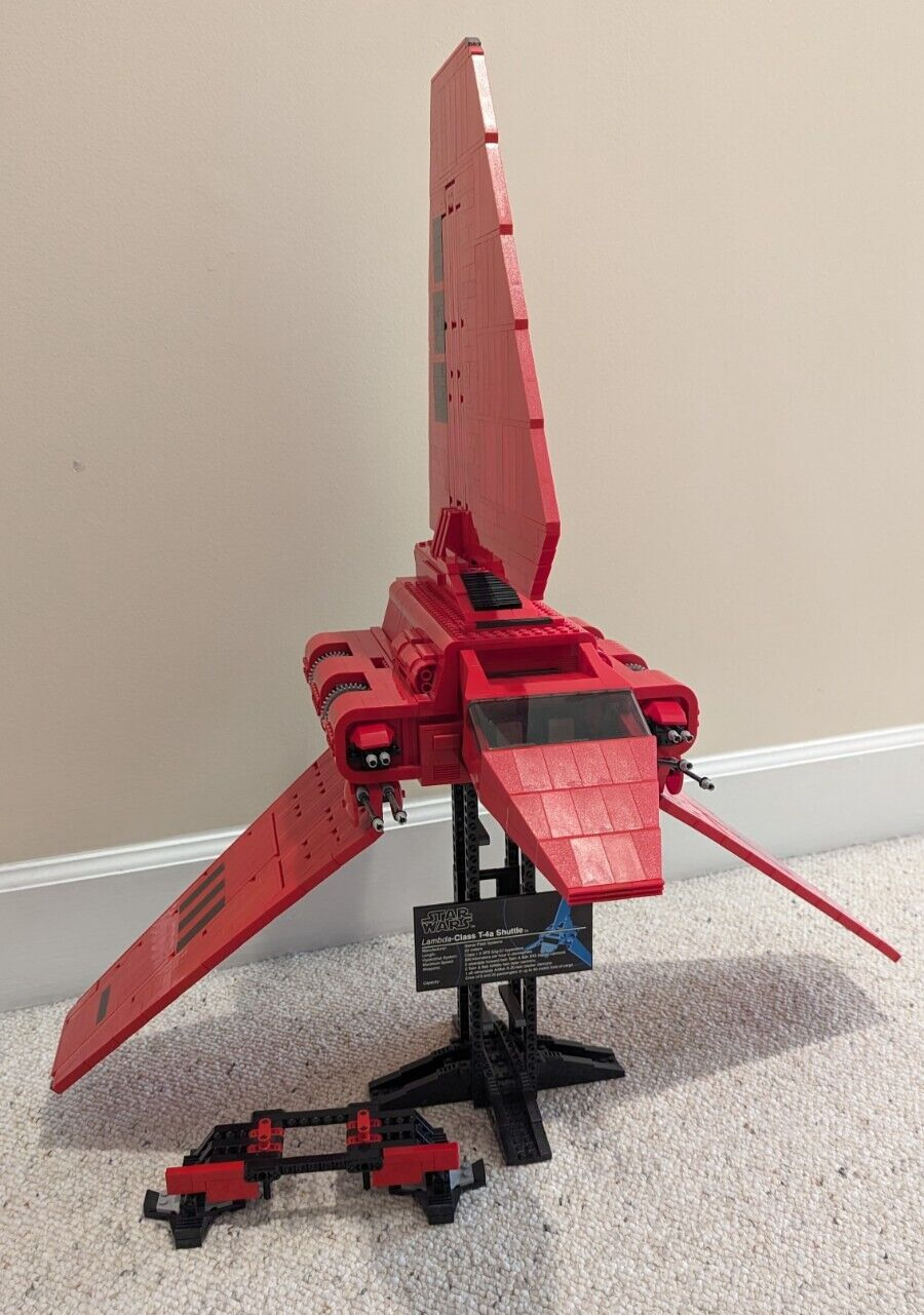LEGO Star Wars: Imperial Shuttle UCS 10212 Fully custom red and black 100% Lego