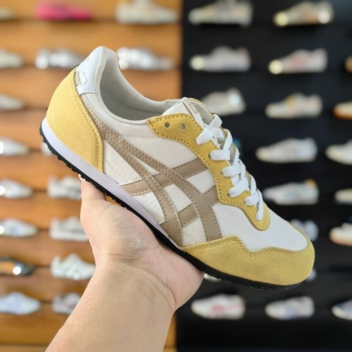 NEW Onitsuka Tiger Serrano 1183B400-753 Yellow/brown Sneaker Men's Women's Shoes - Picture 3 of 4
