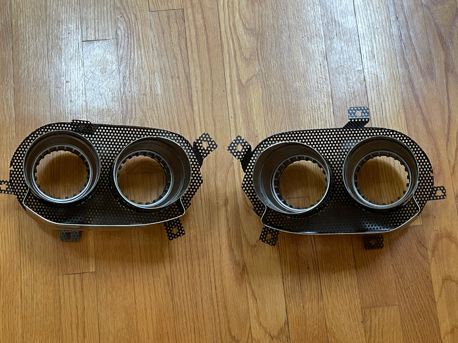 NEW OEM Ferrari California T Matte Black Exhaust Tips from Handling Speciale