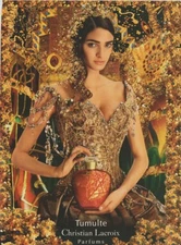 Paper advertising - advertising paper - Tumulte de Christian Lacroix