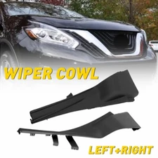 For 2015-2017 Nissan Murano Windshield Wiper Cowl Extension Trim Left+Right EXC