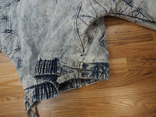 Vintage Blue Zone Acid Wash lined trucker Jean Jacket Size medium - Picture 3 of 7