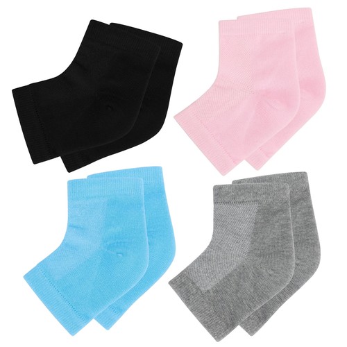 1Pair Heel Socks for Dry Hard Cracked Skin Moisturizing Open Toe Recovery Socks - Picture 3 of 13
