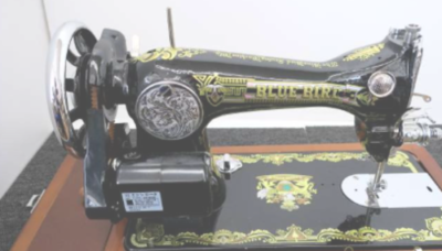 BLUE BIRD Antique Sewing Machine 3M-903E Vintage From Japan | eBay