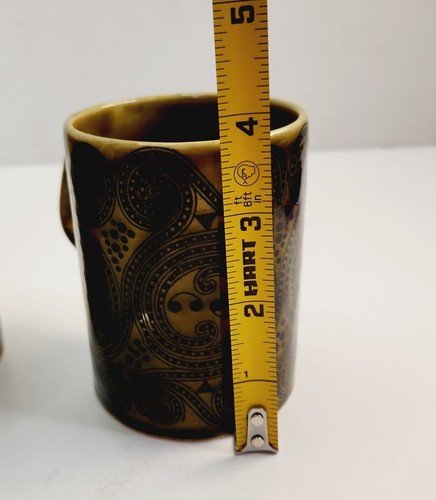 Vintage Arklow McDonagh Swirl olivgrün Kaffeetassen 4" Irland Geschenkartikel - Bild 10 von 15