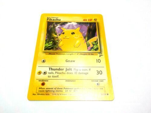 Pikachu Yellow Cheeks 1999 Pokemon TCG Base Set 1st Edition #58/102 - 1999  - US