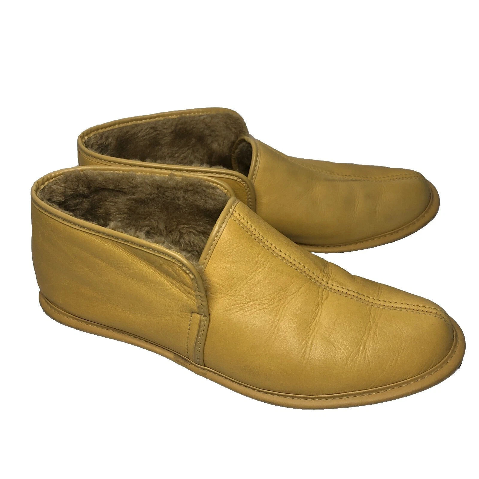 Zapatillas de Cuero Vintage para Hombre