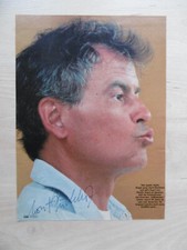 Horst Buchholz autograph signed A4 magazine image