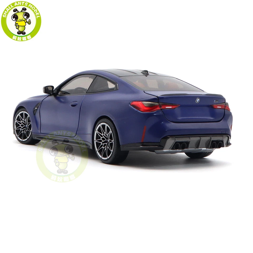 1/18 Minichamps BMW M4 2020 G82 Blue Metallic Diecast Model Toy Car Gifts - Image 3 of 4