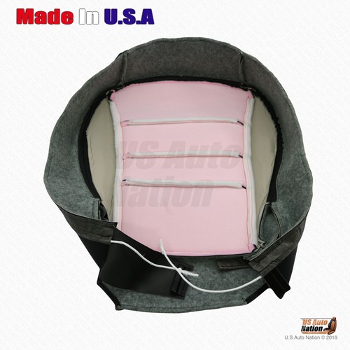 Chevy Corvette 2005-2013 pasajero delantero inferior cubierta de cuero perforado negro - Imagen 10 de 10