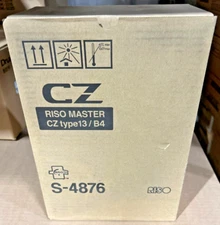 Genuine Riso / Risograph S-4876 /  S4876 Thermal Masters - CZ Series for CZ 180