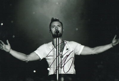 Signiertes Ronan Keating 12''x8'' Foto BOYZONE Original Signatur mit Echtheitszertifikat Boyband