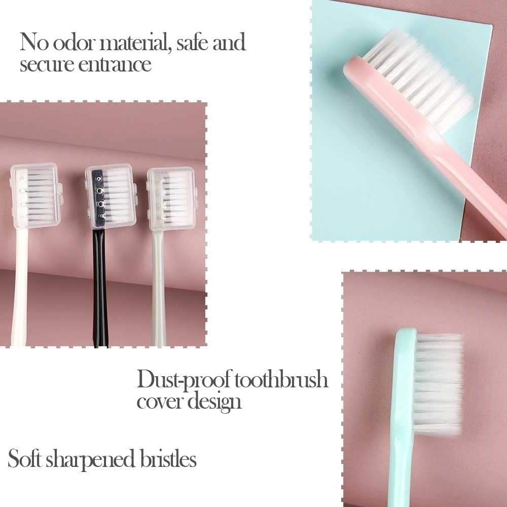 Disposable Travel Toothbrush Set for Adults or Kids, Bulk Travel