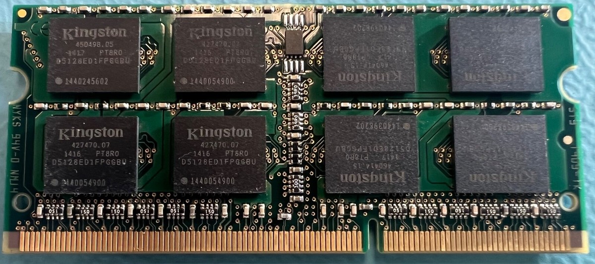Kingston PC3-12800 (DDR3-1600) GB SO-DIMM 1600 MHz PC3-12800