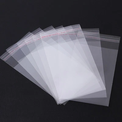 DIY-24H PP Folie Folienbeutel Selbstklebend Hochglanz Beutel Poly Tüten Klar Transparent