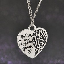 Halskette "Mutter und Tochter für immer", Herz, Kette, Geschenk, Schmuck NEU&OVP