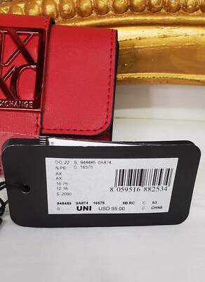 im様 Armani Exchange Red Wallet | eBay