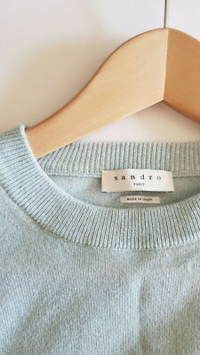 Sandro Mens Cotton Sweater Medium New with tags