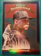 2020 DONRUSS HOLO PINK DIAMOND KINGS MARCO GONZALES #22 SEATTLE MARINERS