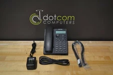 Aastra Mitel Telecom 6863i VoiP Office Display Phone Black w/Power Supply AC 