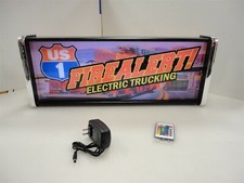 US-1 Firealert Electric Trucking Store /Rec Room Display SIGN