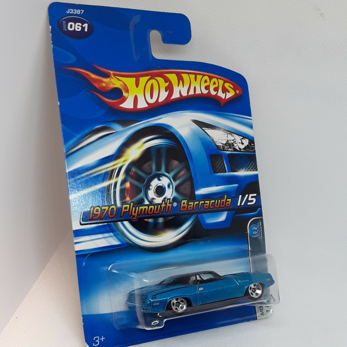 2006 Hot Wheels blue 1970 PLYMOUTH BARRACUDA HARDTOP #61 mopar