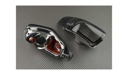 Smoke AVDB Front Turn Signals indicators Pair KAWASAKI ZZR 600 ZZR600 1994-2003 - Picture 2 of 2