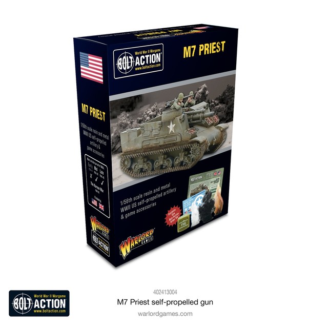 M7 Priest self-propelled gun Bolt Action Warlord