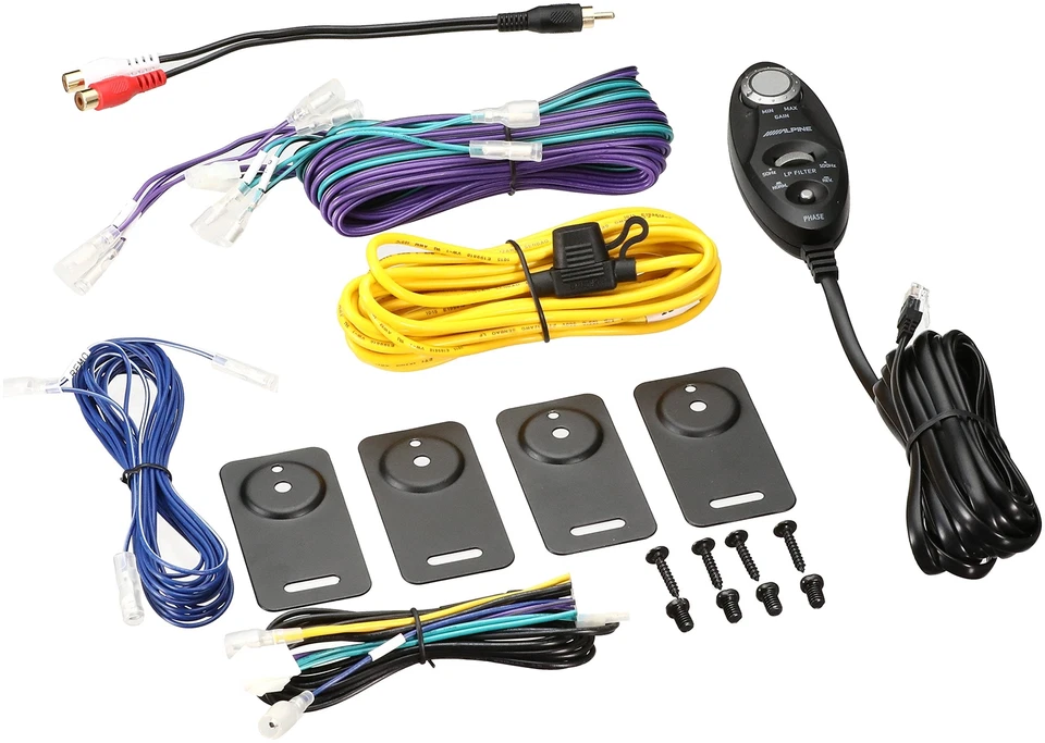 ALPINE SWE-1080 Powered SUB WOOFER MAX 160w - image 2 of 3