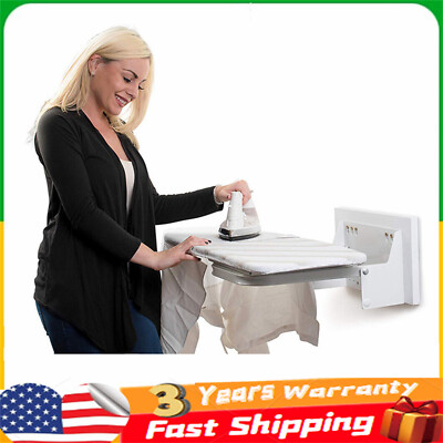 Wall-Mounted 180Swivel Foldable Space Saving Ironing Board Household+Board Cover