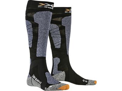 X-SOCKS Carve Silver 4.0 Skisocken | Unisex | black/blue melange |