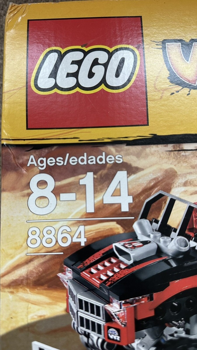 Lego World Of Racers Desert Of Destruction 8864 Rare New/Sealed